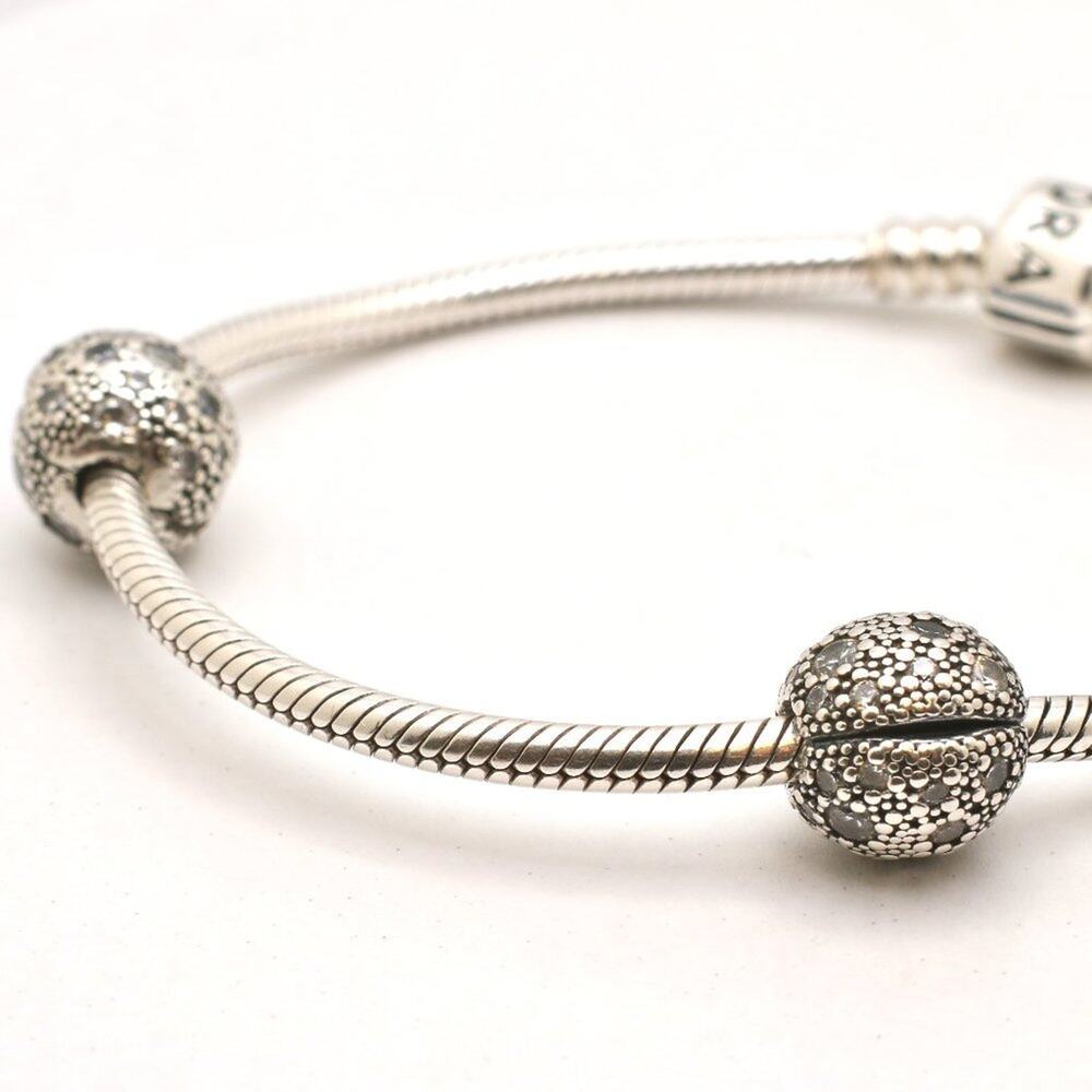Two Authentic PANDORA Cosmic Stars Clips - 791286CZ - Picture 5 of 10